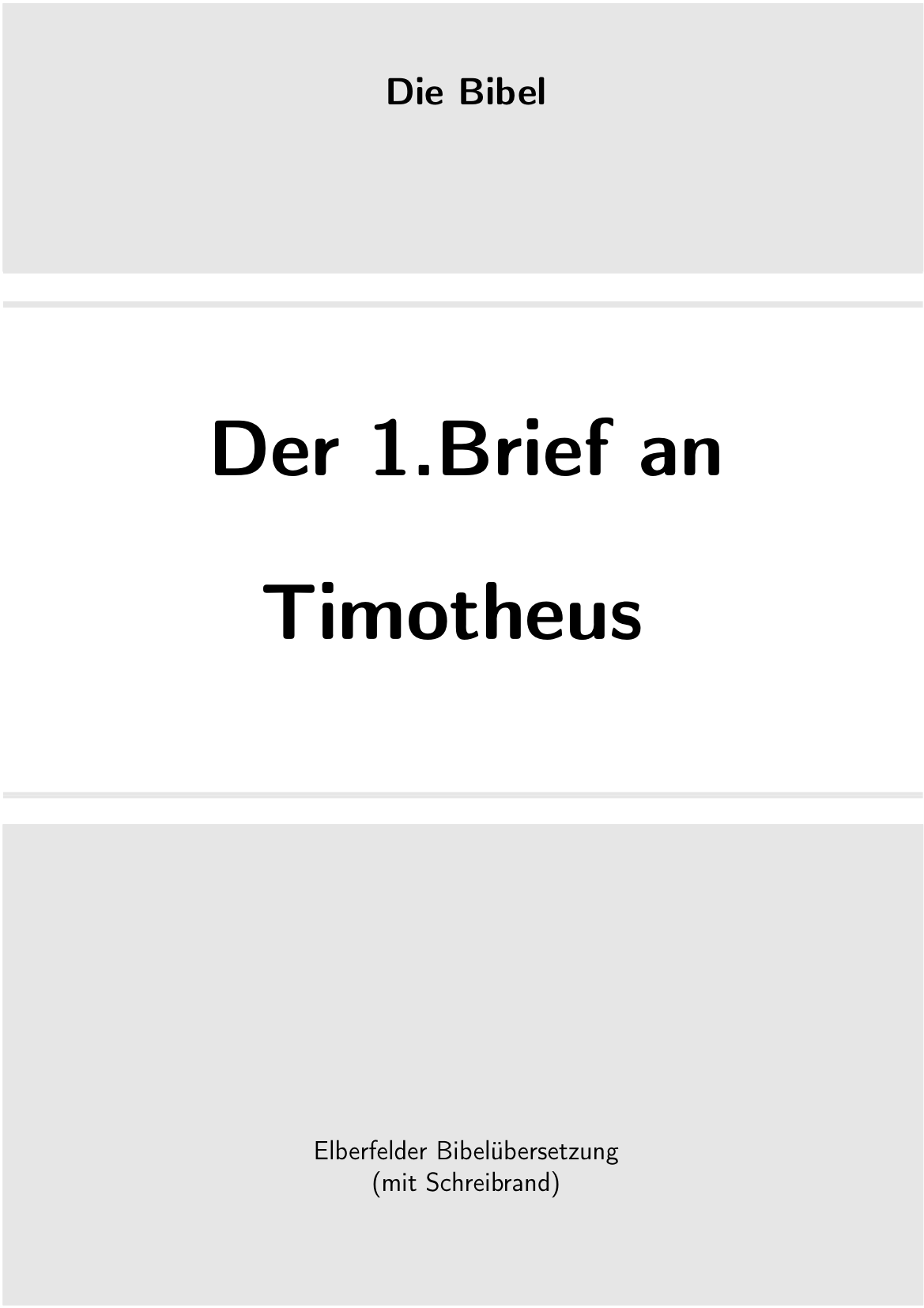 1timotheus